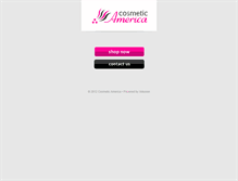 Tablet Screenshot of cosmeticamerica.com